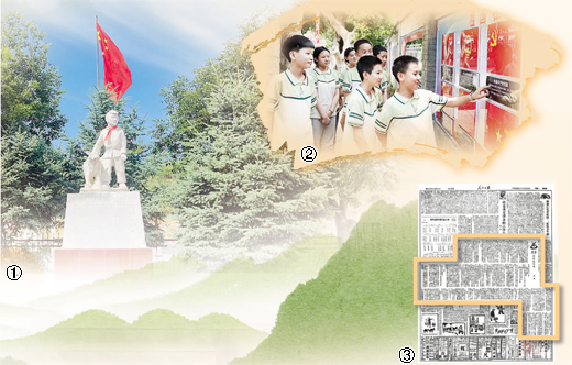 谷锦网 走进多地校园，感受抗战小英雄精神传承——擦亮这些名字承载的荣光（深聚焦）